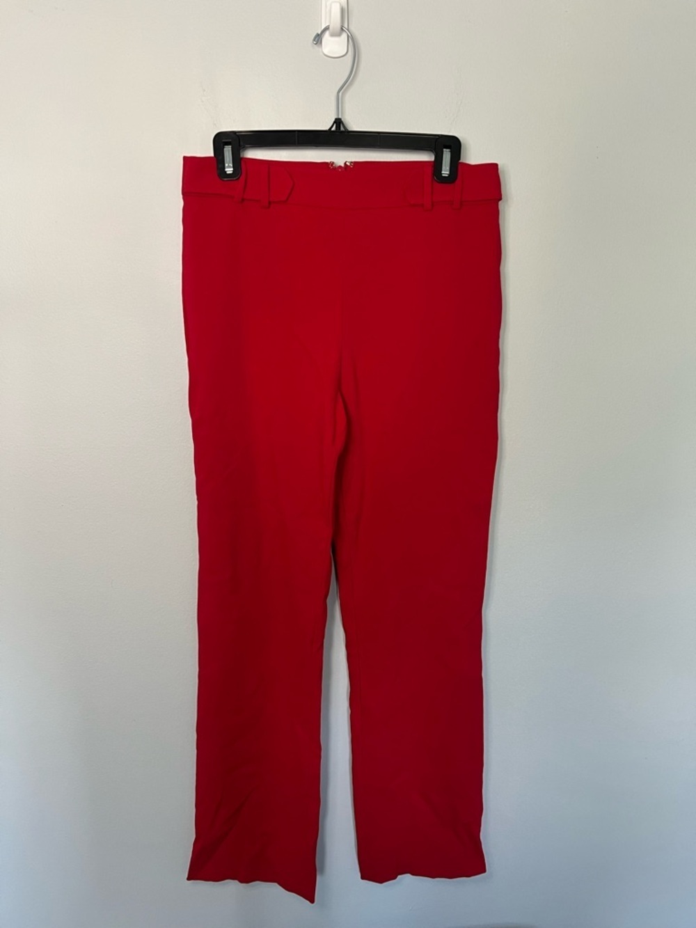 Marciano Vibrant Red Straight-Leg Pants size US 10
